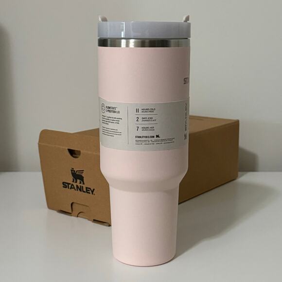 NWT Stanley 40oz Rose Quartz Quencher H2.0 FlowState Tumbler - Picture 3 of 7